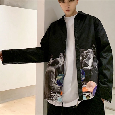 市场上装-衬衫-微潮衬衫