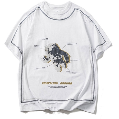 市场上装-T恤-微潮T恤