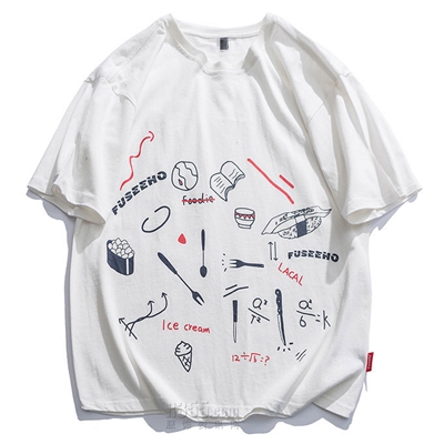 市场上装-T恤-微潮T恤