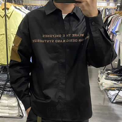 市场上装-衬衫-微潮衬衫