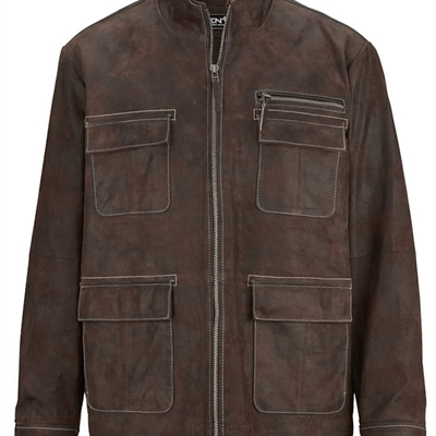 市场上装-皮衣-外贸商务皮衣