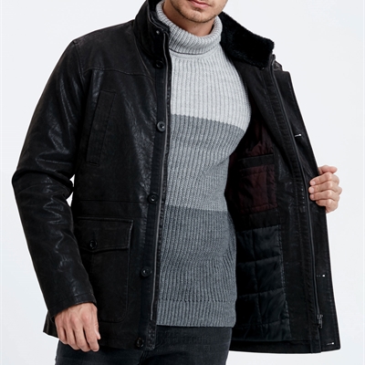 市场上装-皮衣-外贸商务皮衣
