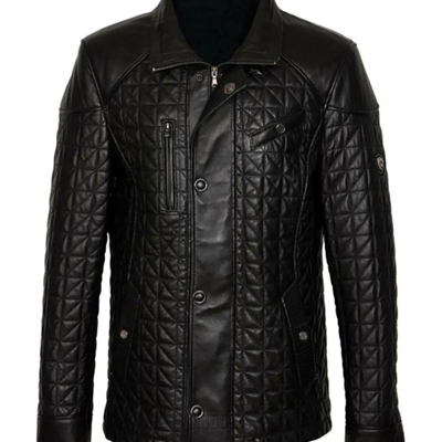 市场上装-皮衣-外贸商务皮衣