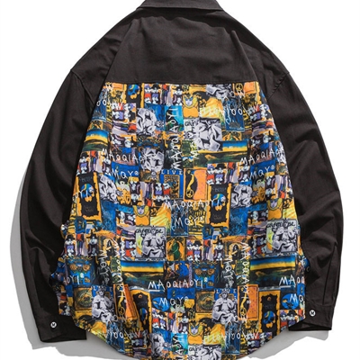 市场上装-衬衫-微潮衬衫