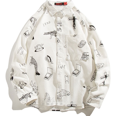 市场上装-衬衫-微潮衬衫