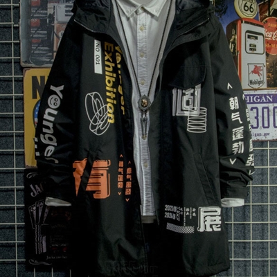 市场上装-中长外套-微潮中长外套