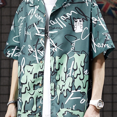 市场上装-衬衫-微潮衬衫