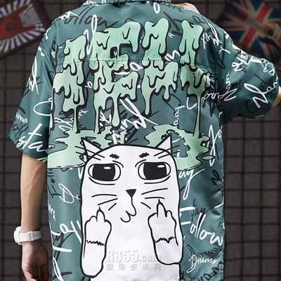 市场上装-衬衫-微潮衬衫