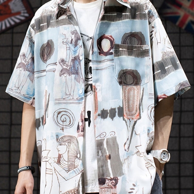 市场上装-衬衫-微潮衬衫