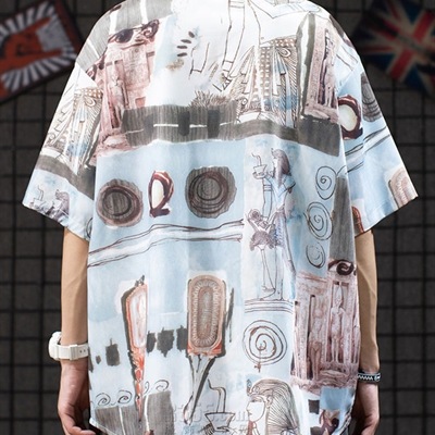 市场上装-衬衫-微潮衬衫