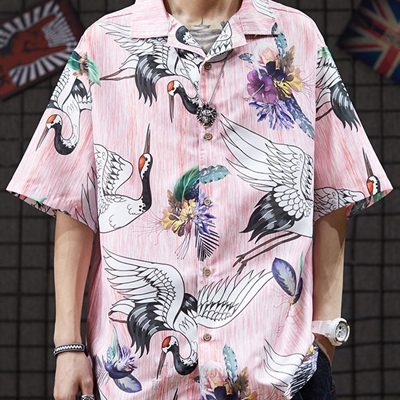 市场上装-衬衫-微潮衬衫