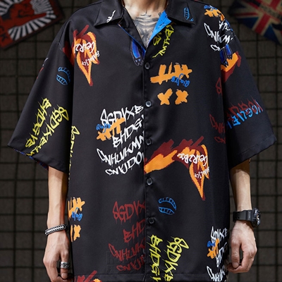 市场上装-衬衫-微潮衬衫