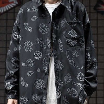 市场上装-衬衫-微潮衬衫