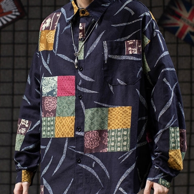 市场上装-衬衫-微潮衬衫