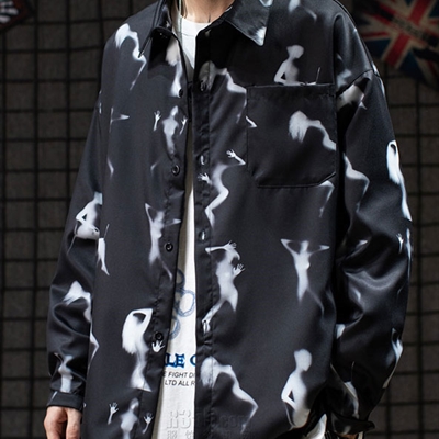 市场上装-衬衫-微潮衬衫