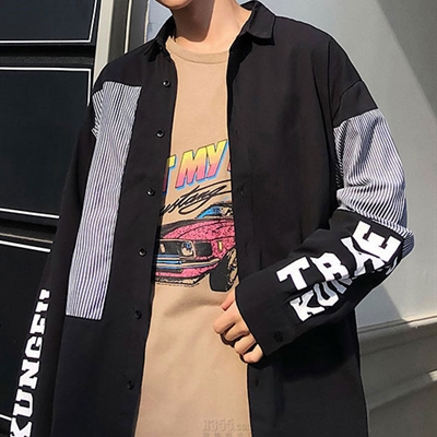 市场上装-衬衫-微潮衬衫