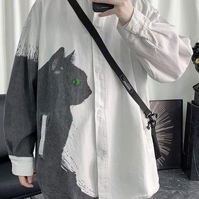 市场上装-衬衫-微潮衬衫