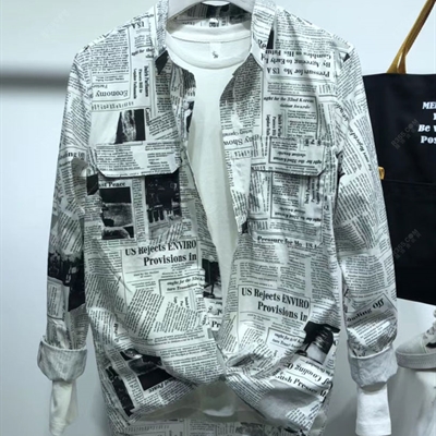 市场上装-衬衫-微潮衬衫【实拍】