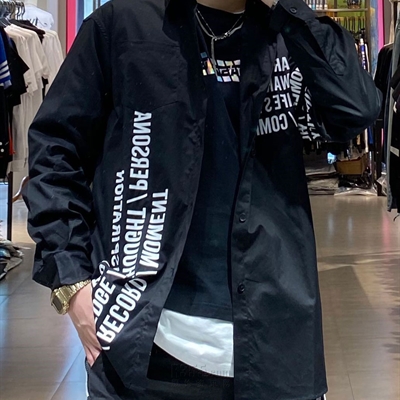 市场上装-衬衫-微潮衬衫