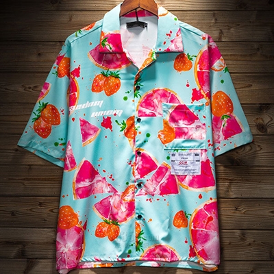 市场上装-衬衫-微潮衬衫