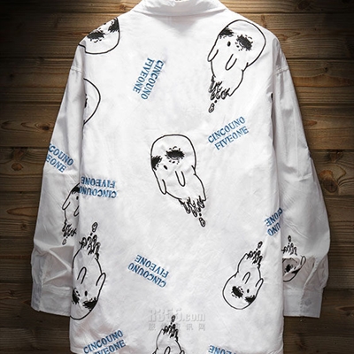 市场上装-衬衫-微潮衬衫