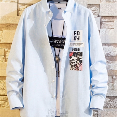 市场上装-衬衫-微潮衬衫