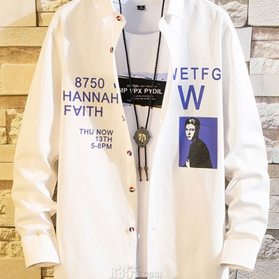 市场上装-衬衫-微潮衬衫