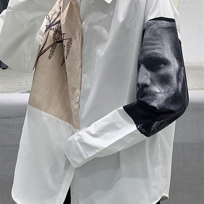 市场上装-衬衫-微潮衬衫