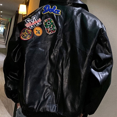 市场上装-皮衣-微潮皮衣