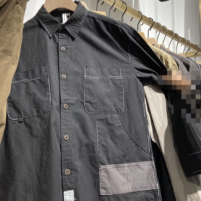 市场上装-衬衫-微潮衬衫【实拍】