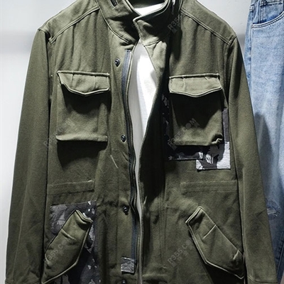 市场上装-中长外套-休闲中长外套【实拍】