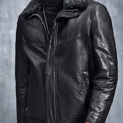 市场上装-皮衣-商务皮衣