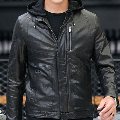 市场上装-皮衣-商务皮衣