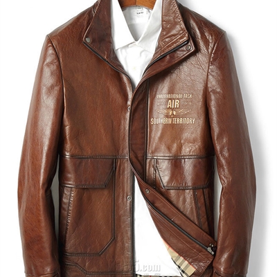 市场上装-皮衣-商务皮衣