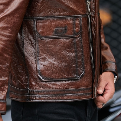 市场上装-皮衣-商务皮衣