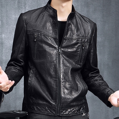 市场上装-皮衣-商务皮衣