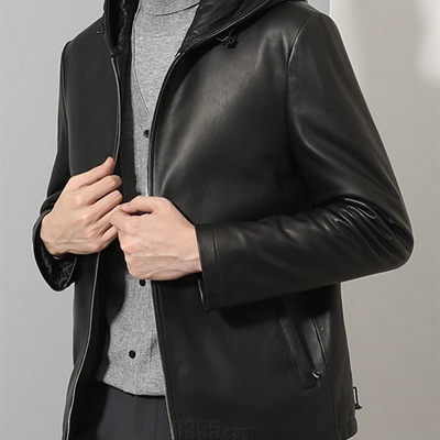 市场上装-皮衣-商务皮衣