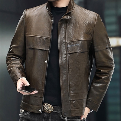 市场上装-皮衣-商务皮衣