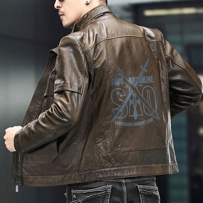 市场上装-皮衣-商务皮衣