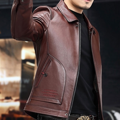 市场上装-皮衣-商务皮衣