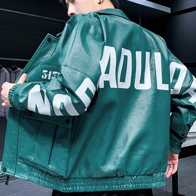 市场上装-皮衣-微潮皮衣