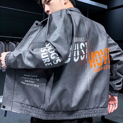 市场上装-皮衣-微潮皮衣