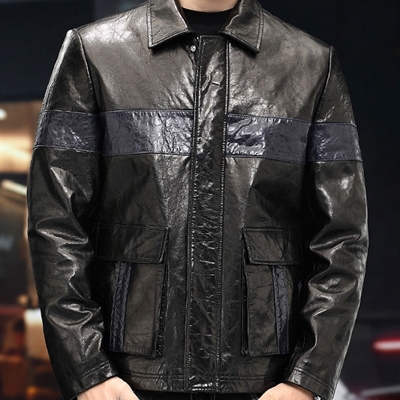 市场上装-皮衣-商务皮衣