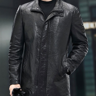 市场上装-皮衣-商务皮衣