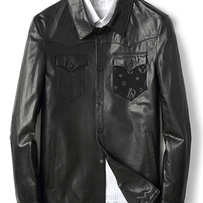 市场上装-皮衣-商务皮衣