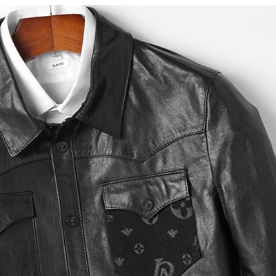 市场上装-皮衣-商务皮衣