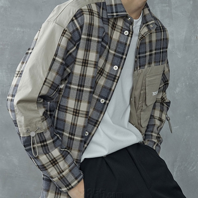 市场上装-衬衫-休闲衬衫