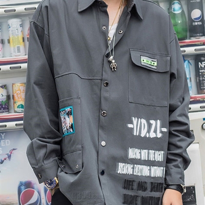 市场上装-衬衫-微潮衬衫