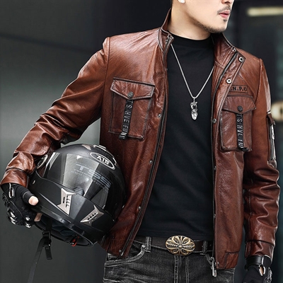 市场上装-皮衣-商务皮衣