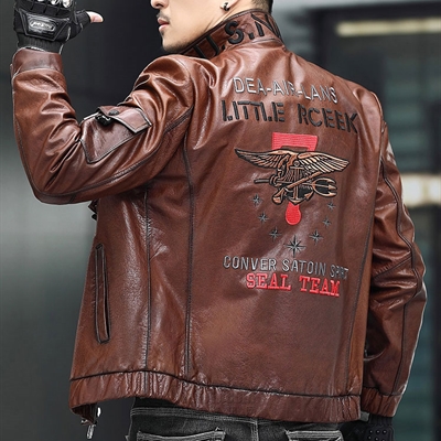 市场上装-皮衣-商务皮衣